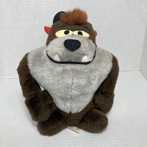 Vintage Taz Warner Bros Mighty Star Stuffed Animal Plush Tasmanian Devil 1971
